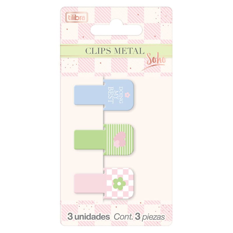 Tilibra Clips Metal Soho Blt 3 - Farmacias Arrocha