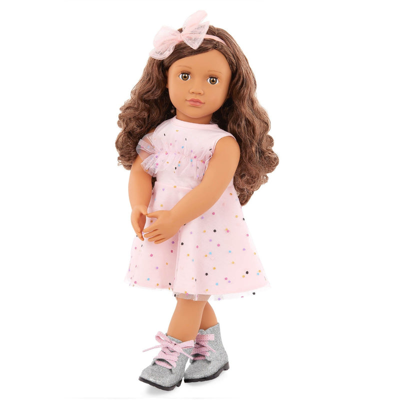 Outfit Rosa Confetti – Conjunto para Muñeca de 18” - Farmacias Arrocha