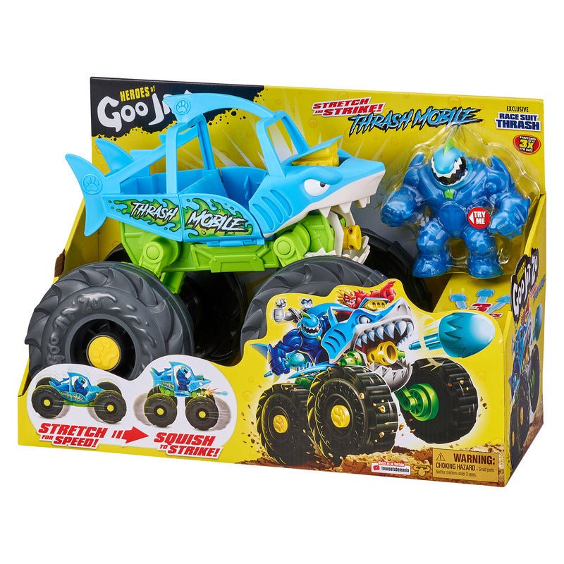Goo Jit Zu Heroe Stretch y Vehículo Strike Trash - Farmacias Arrocha