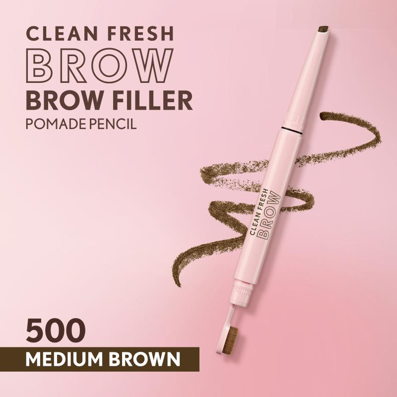 Covergirl Clean Fresh Brow Filler Pomade Pencil Medium Brown 500 - Farmacias Arrocha