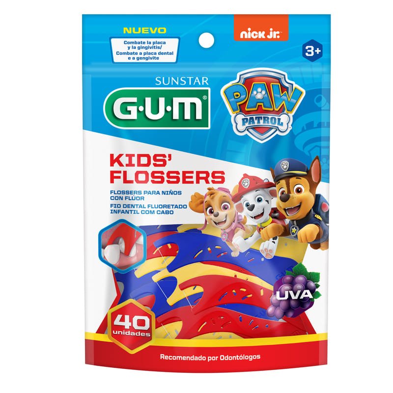 Gum Gum Flossr Paw Patrol 40Ct Lam - Farmacias Arrocha