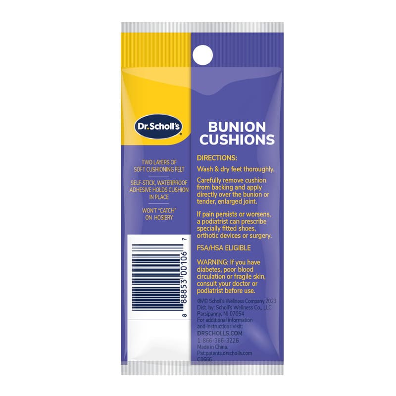 Dr. Scholl'S Bunion Cushions 6 Ct - Farmacias Arrocha