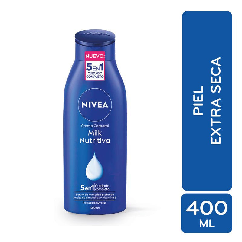 Nivea Body Milk Extra Seca De 400 Ml - Farmacias Arrocha