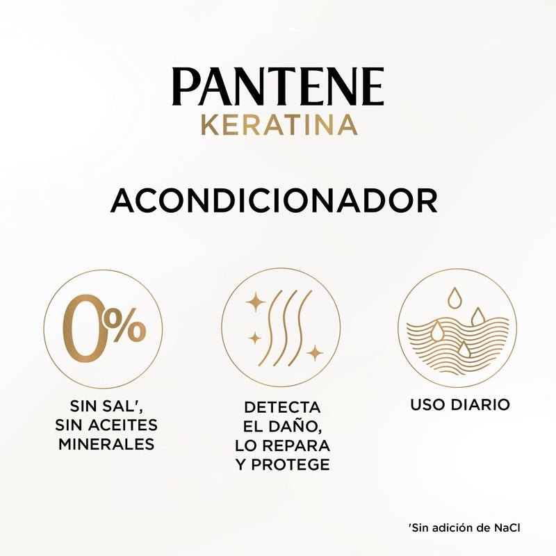 Acondicionador Reparador Pantene Pro - v Miracles Keratina Repara Y Protege 250 ml - Farmacias Arrocha