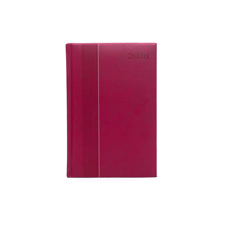 Agenda Premium Gerencial Sunzal Burgundy 2026 - Farmacias Arrocha