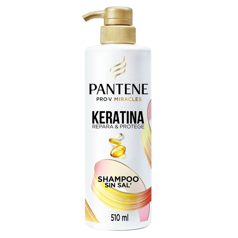 Shampoo Reparador Pantene Pro - v Miracles Keratina Repara Y Protege 510 ml - Farmacias Arrocha