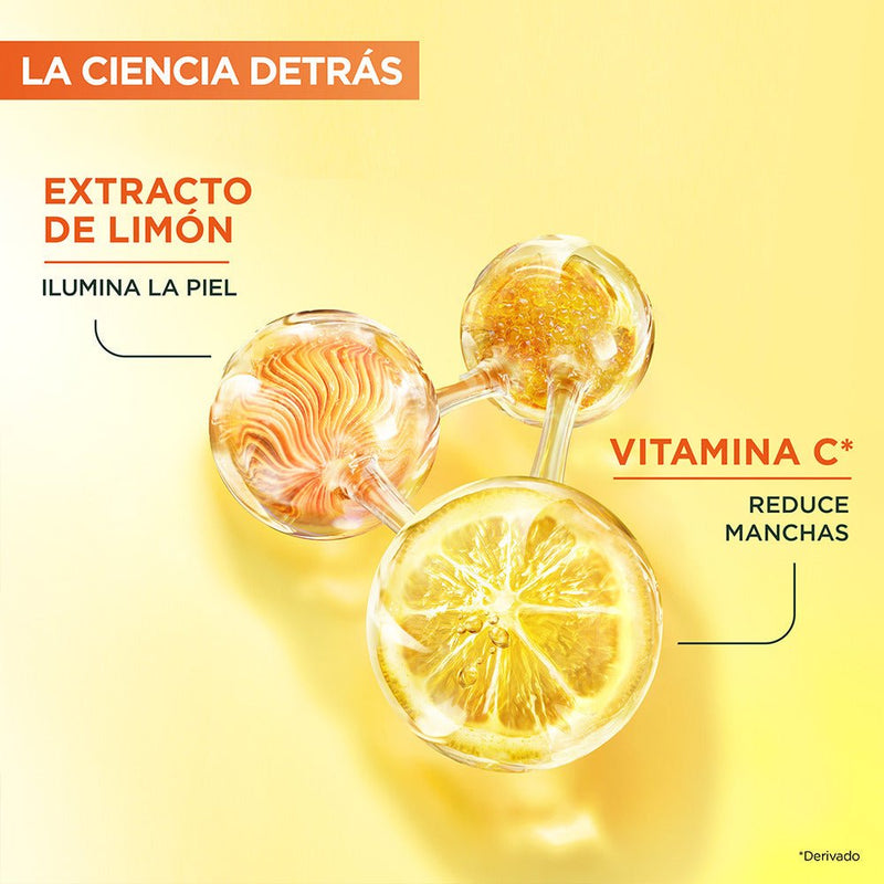 Garnier Express Aclara Gel Limpiador Vitamina C 150 ml - Farmacias Arrocha