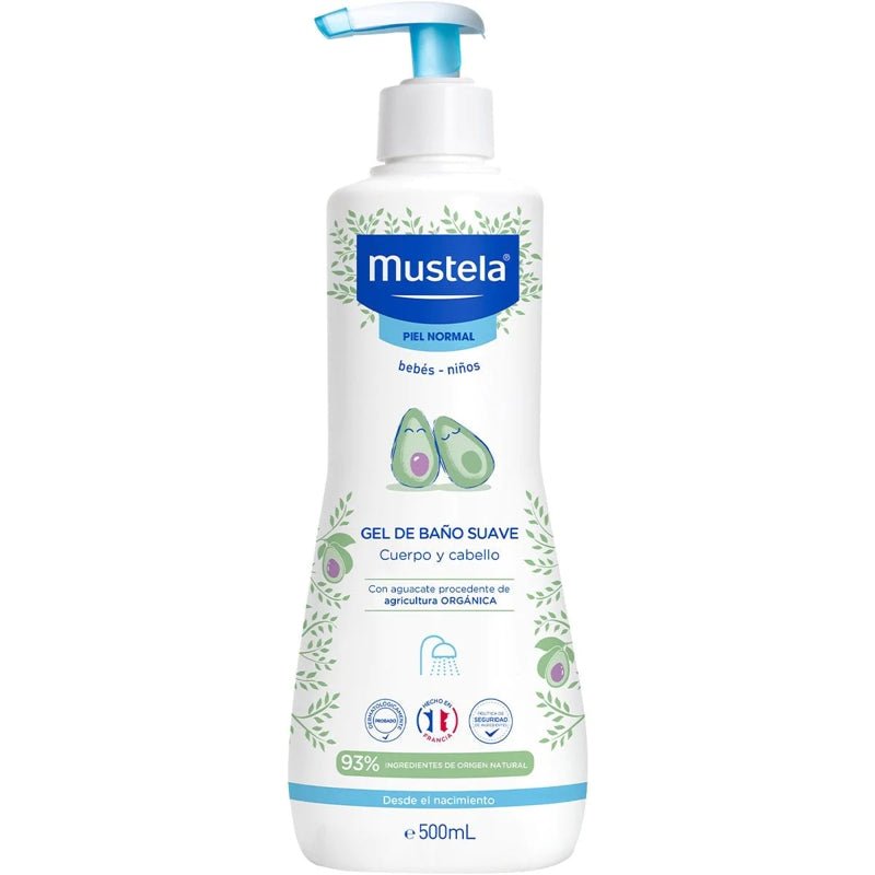 Mustela Gel De Baño Suave Cuerpo Y Cabello - Farmacias Arrocha