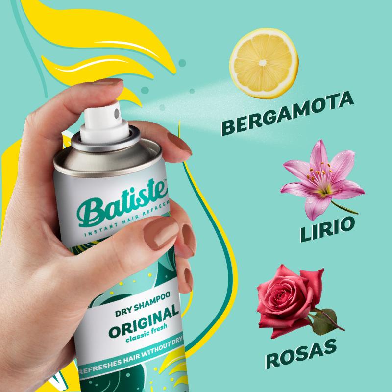 Batiste Shampoo Seco Original Classic Clean 200Ml - Farmacias Arrocha