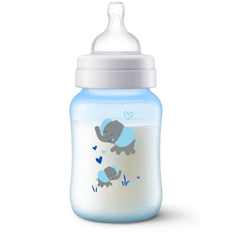 Avent Biberon Anticolico Decorado Azul 9Oz - Farmacias Arrocha