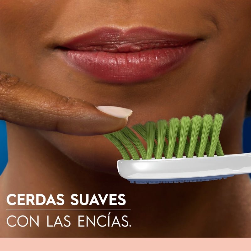Cepillo de dientes Oral - B, Encías detox, cerdas extrasuaves Crisscross, 3 Unidades - Farmacias Arrocha