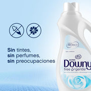 Suavizante Downy Free & Gentle, Para Pieles Sensibles, 1.31L - Farmacias Arrocha