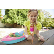 Barbie Set de Juego Lancha con Muñeca con animalito y Bote - Farmacias Arrocha