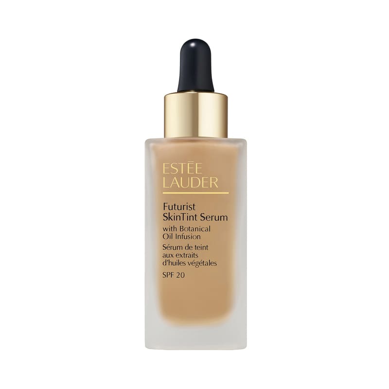 Estée Lauder Base de maquillaje con suero Futurist Skin Tint con infusión de aceite botánico SPF 20 - Farmacias Arrocha