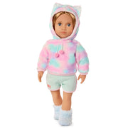 Mandy – Muñeca de 18” con Pijama de Gatito - Farmacias Arrocha