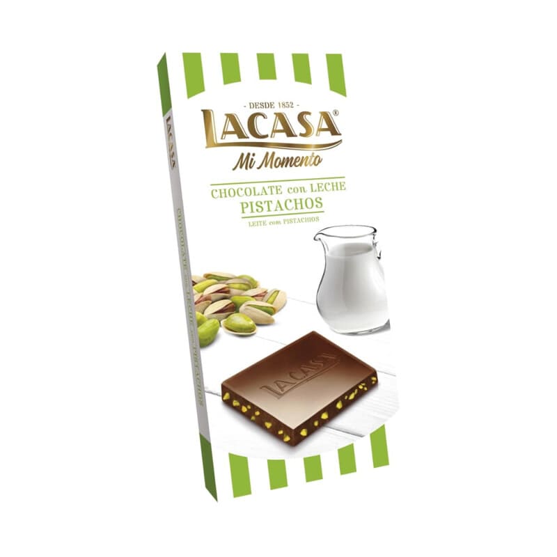 LaCasa Tableta Choco Leche Pistacho - Farmacias Arrocha