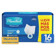 Ropa Interior Desechable Adulto Plenitud Protect Plus G/XG 16U - Farmacias Arrocha