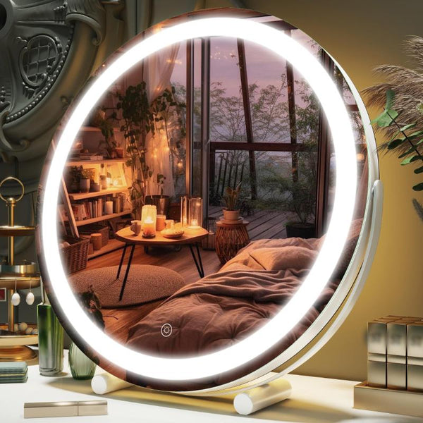 HZ-DESIGN Luz Intermitente Espejo Con Con Iluminación