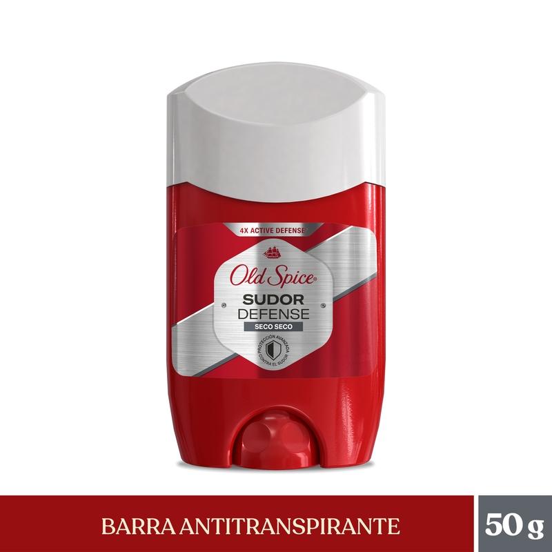 Barra Antitranspirante Old Spice Sudor Defense Seco Seco 50 g - Farmacias Arrocha