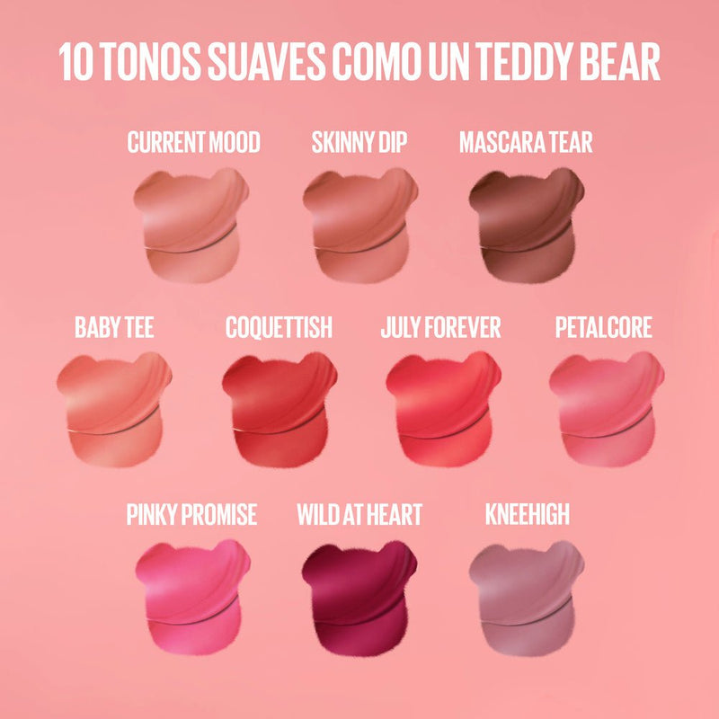 Tinta de Labios Maybelline SuperStay Teddy Tint 50 Wild at heart 5 ml - Farmacias Arrocha