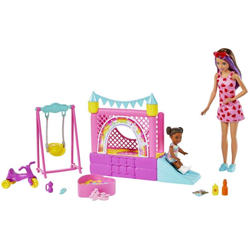 Barbie Set de Juego Skipper Babysitter Parque de Juegos - Farmacias Arrocha