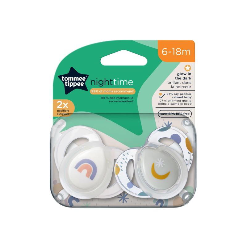 Tommee Tippee 2Pk 6 - 18M Pacifier Girl - Farmacias Arrocha