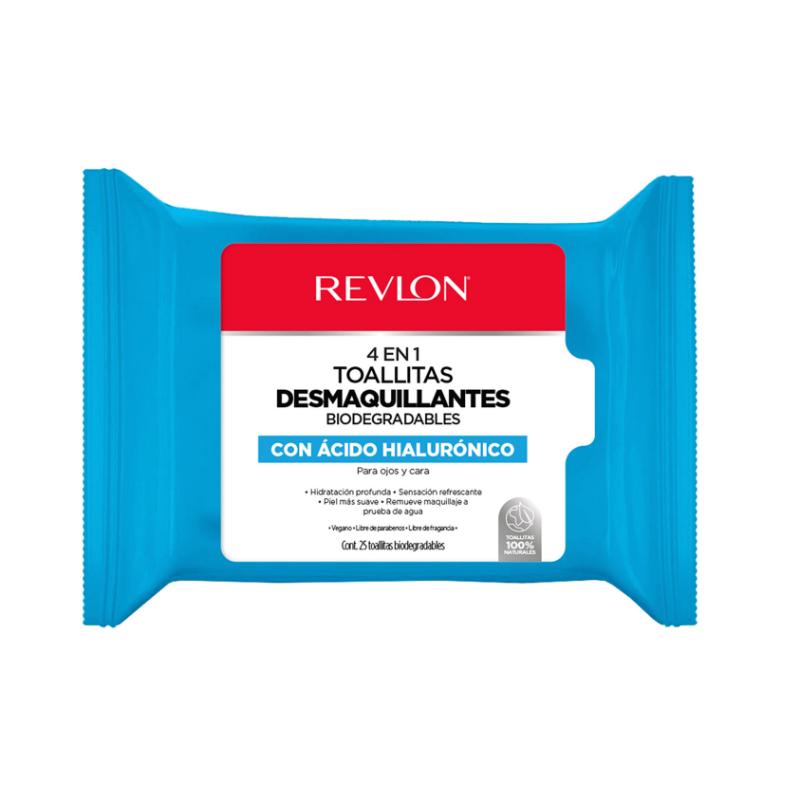 Revlon Toallitas Desmaquilla Hialuronico 25Pzs - Farmacias Arrocha
