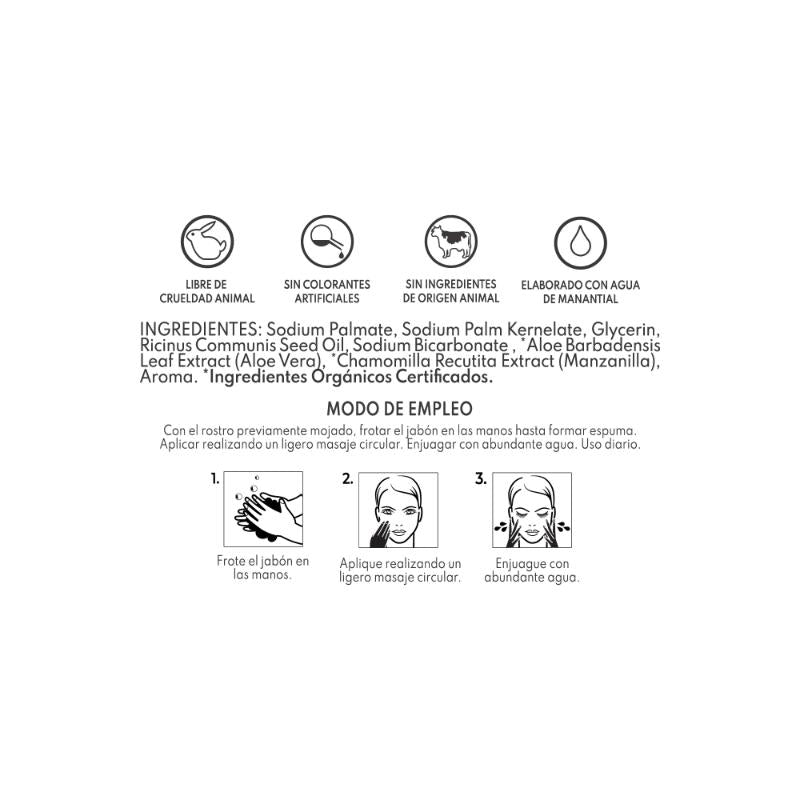 Bioland Jabón Facial Bicarbonato Sodio En Barra 110G - Farmacias Arrocha