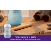 Avent Biberon Natural Response 9Oz. Azul - Farmacias Arrocha
