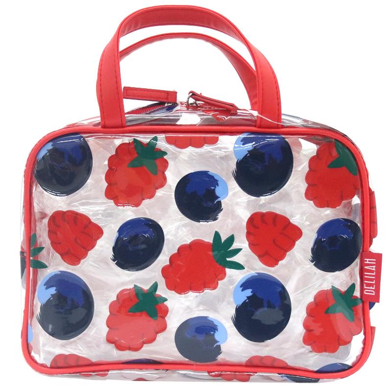 Estuche Para Cosméticos Berries Transparente - Farmacias Arrocha