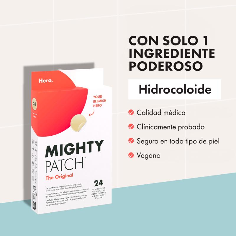 Hero Mighty Patch Original Parches Para Acné 24 Unds - Farmacias Arrocha