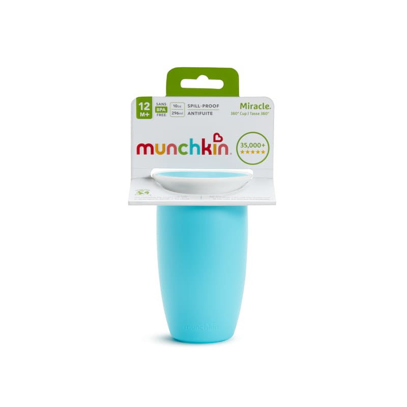 Munchkin Vaso 360 - 10Oz. Con Tapa - Farmacias Arrocha