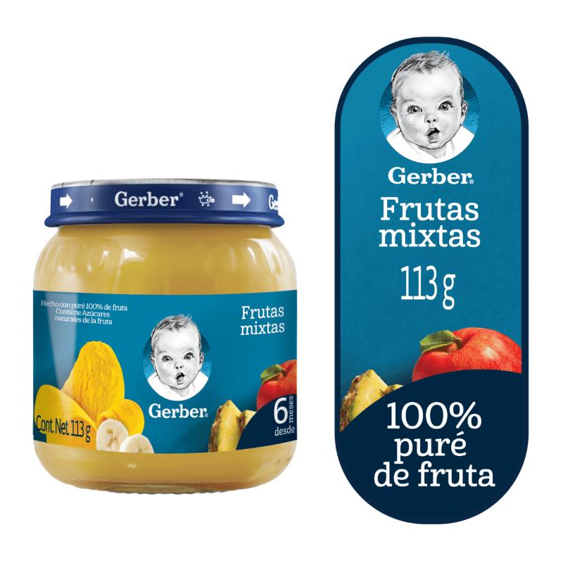Gerber P2 Frutas Mixtas Classic 113G - Farmacias Arrocha