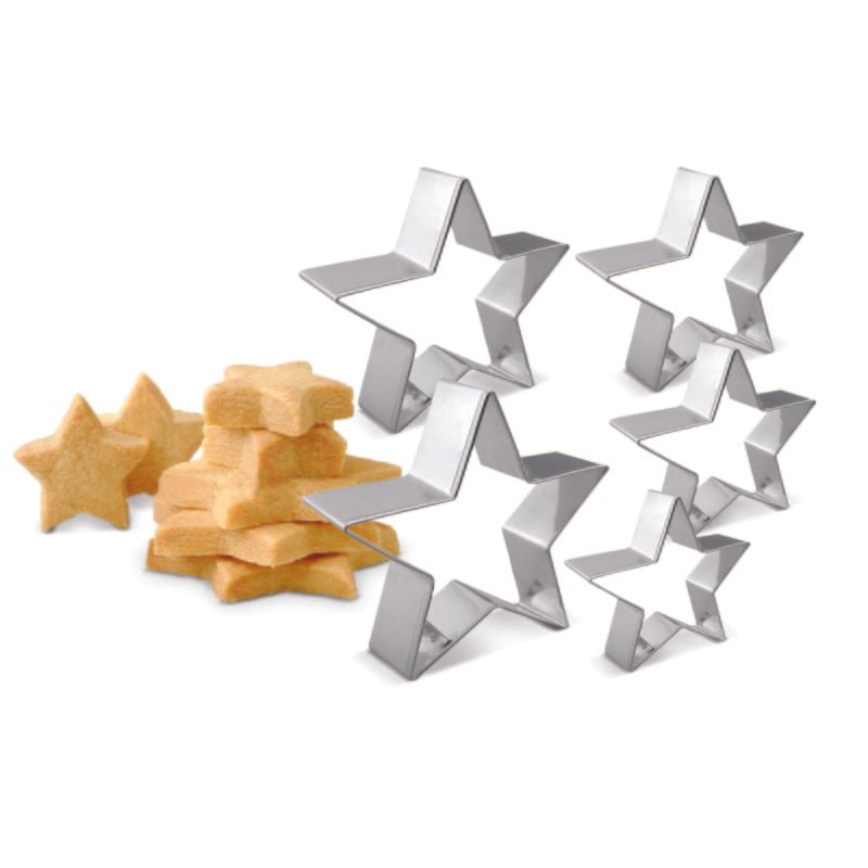 Metaltex Moldes Para Cortar Galletas Estrella 5Pzas - Farmacias Arrocha
