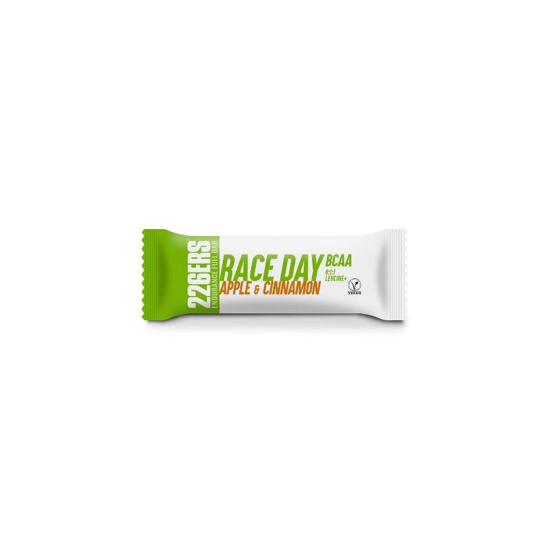 226Ers Race Day Bar Bcaa – Barrita Energética Vegana – 40G Sabor Manzana Y Canela - Farmacias Arrocha