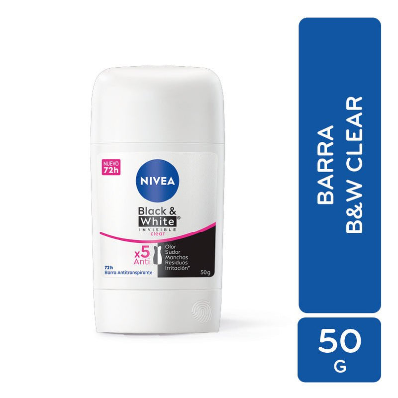 Nivea Invisible Clear Woman 50Gr Stick - Farmacias Arrocha