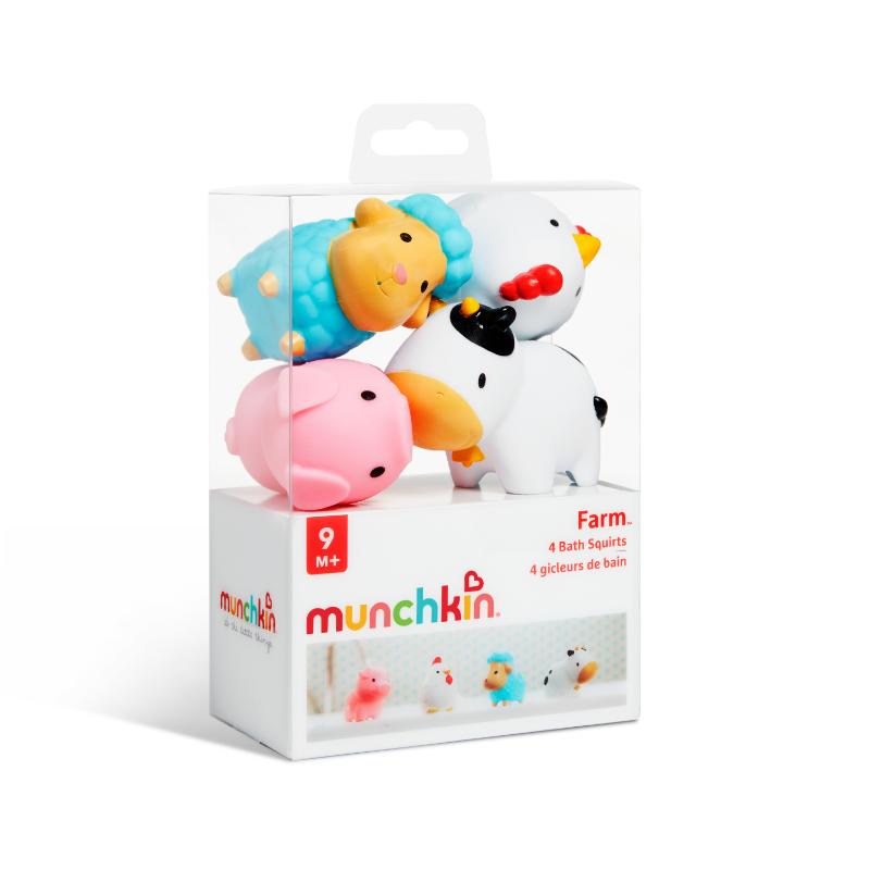 Munchkin Juguetes De Bano La Granja 4Pk - Farmacias Arrocha