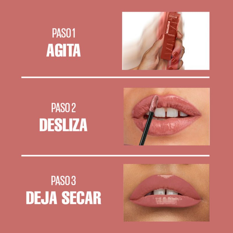 Labial Líquido Maybelline Ny Vinyl Ink Nudes - Farmacias Arrocha