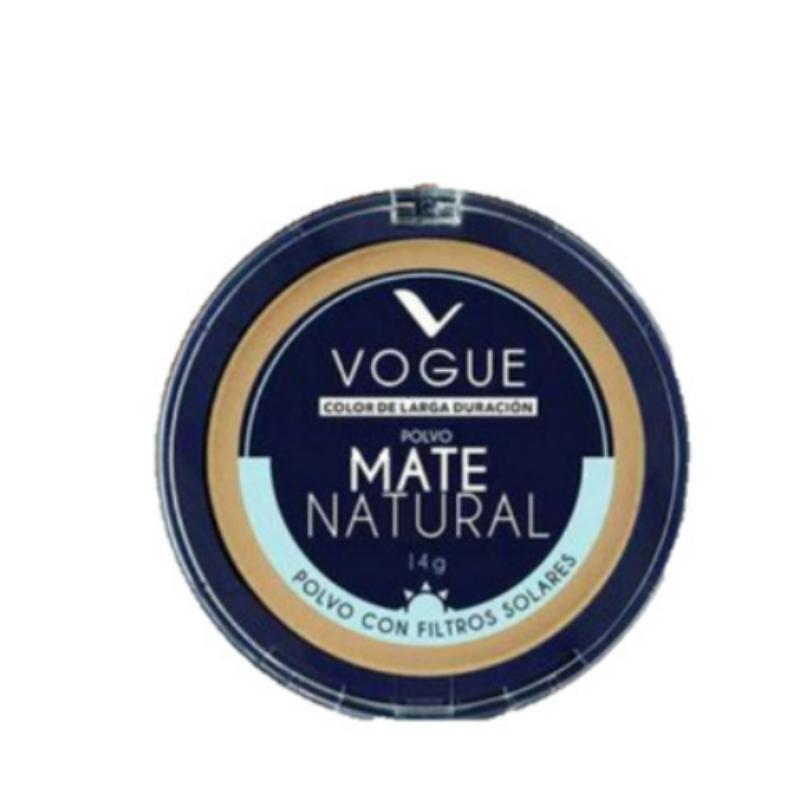 Vogue Polvo Compacto Mate Natural Con ácido Hialurónico - Farmacias Arrocha