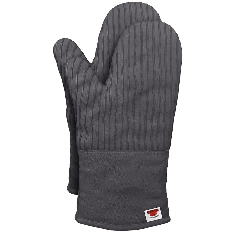 Set de Guantes Para Hornear 7"x 12.5" Gris - Farmacias Arrocha