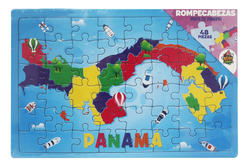 Rompecabezas Mapa de Panamá - 48 Piezas - Farmacias Arrocha