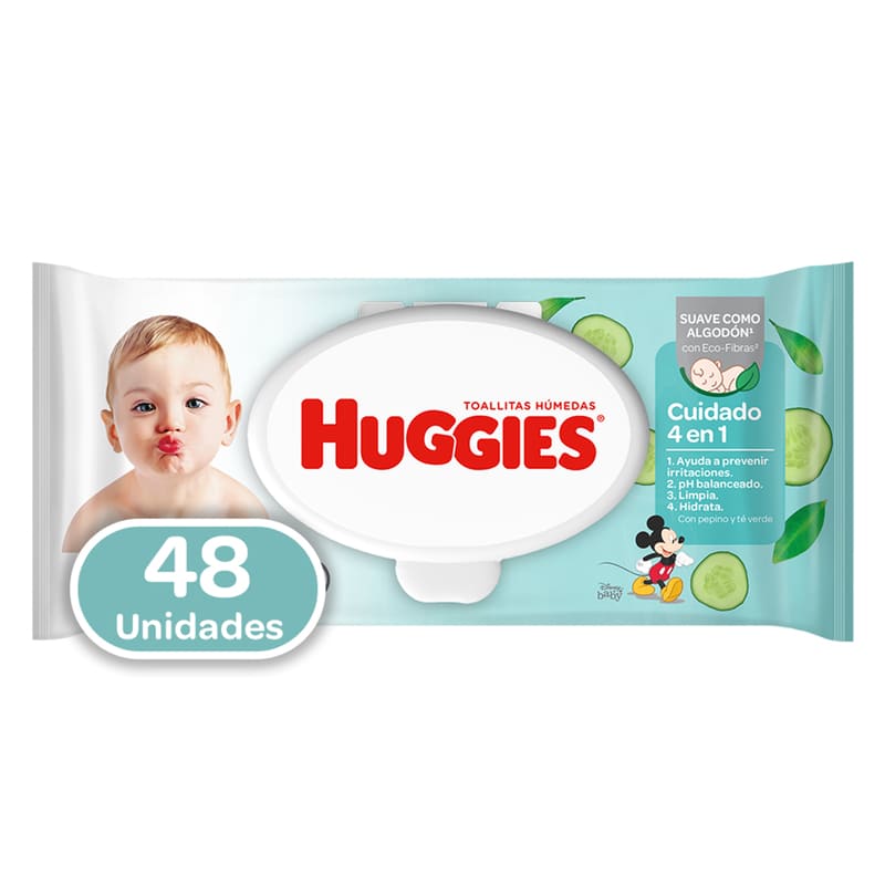Toallas Húmedas Huggies One & Done 48U - Farmacias Arrocha