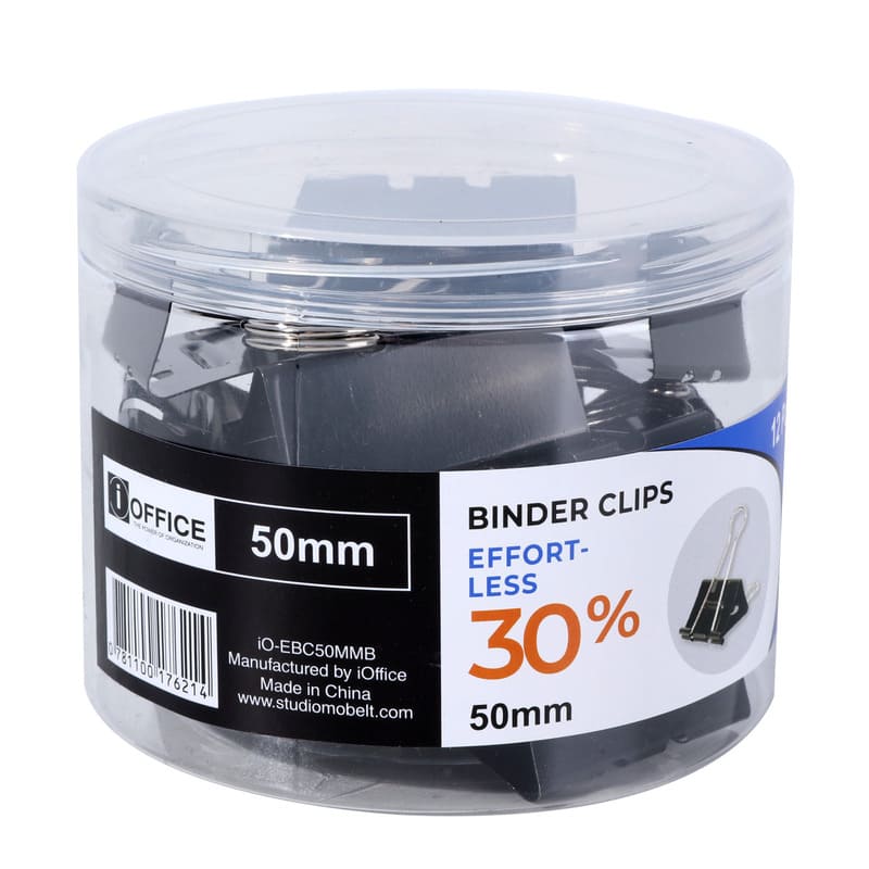 Ioffice Clip Carpeta Negro 50 Mm - Farmacias Arrocha