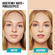 Maybelline Fit Me Matte+Pore Foundation - Farmacias Arrocha