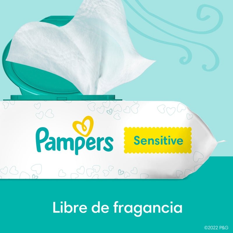 Toallitas húmedas Pampers Sensitive 168 unidades - Farmacias Arrocha