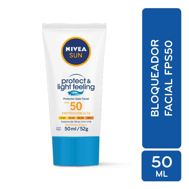 Nivea Sun Bloqueador S. Ligera F - 50 De - Farmacias Arrocha