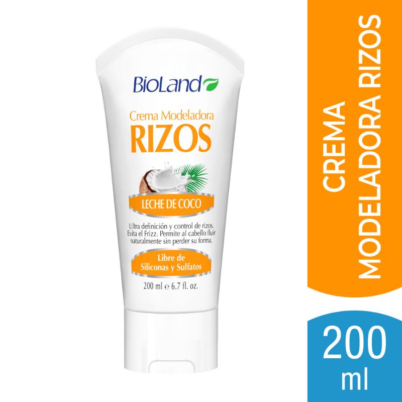 Bioland Crema Rizos Leche de Coco 200Ml - Farmacias Arrocha