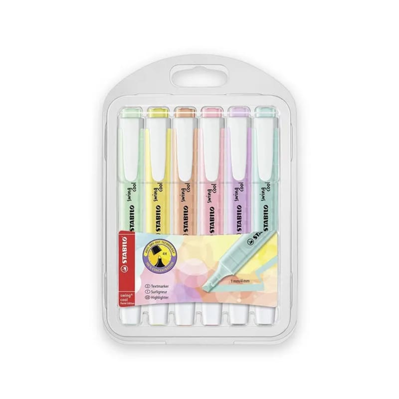 Stabilo Resaltador Swing Cool Pastel - Farmacias Arrocha