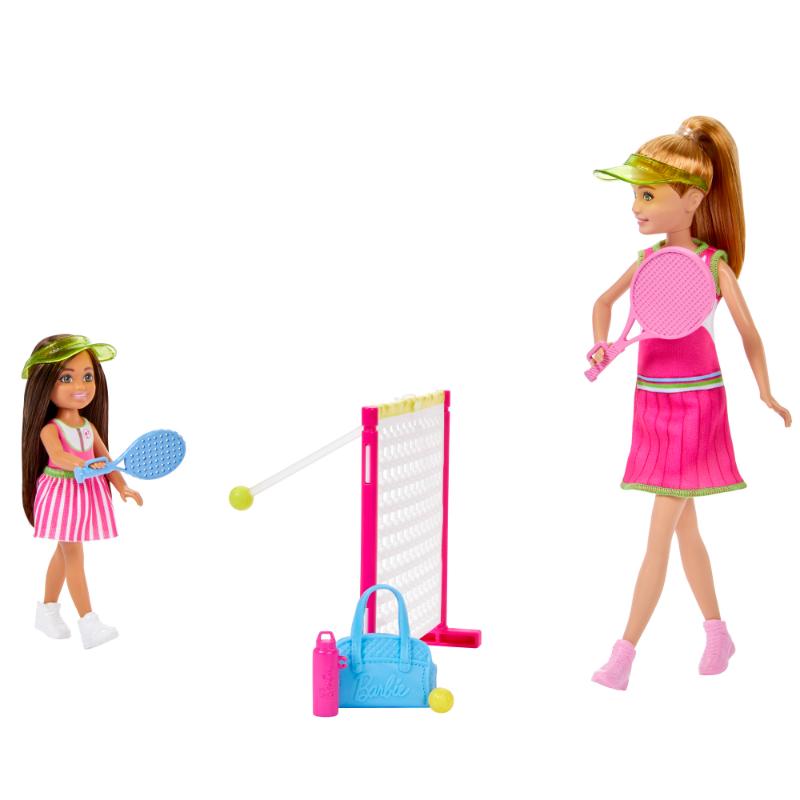 Barbie Chelsea y Stacie en Clases de Tenis - Farmacias Arrocha