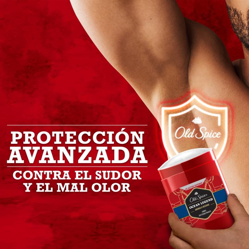 Barra Antitranspirante Old Spice Ocean Legend 50 g - Farmacias Arrocha